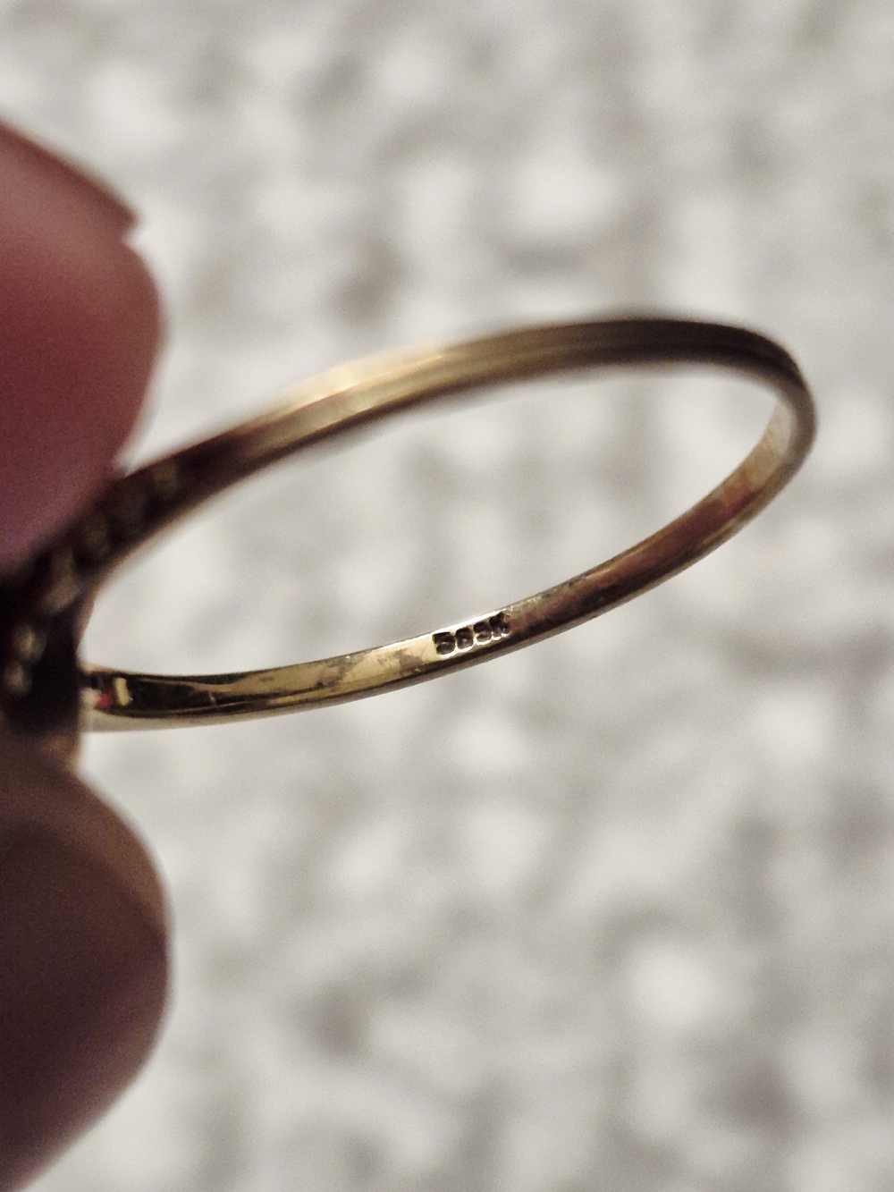 Victorian 14k Yellow Gold Oval Cut Lapis Lazuli Ring - Picture 10 of 14